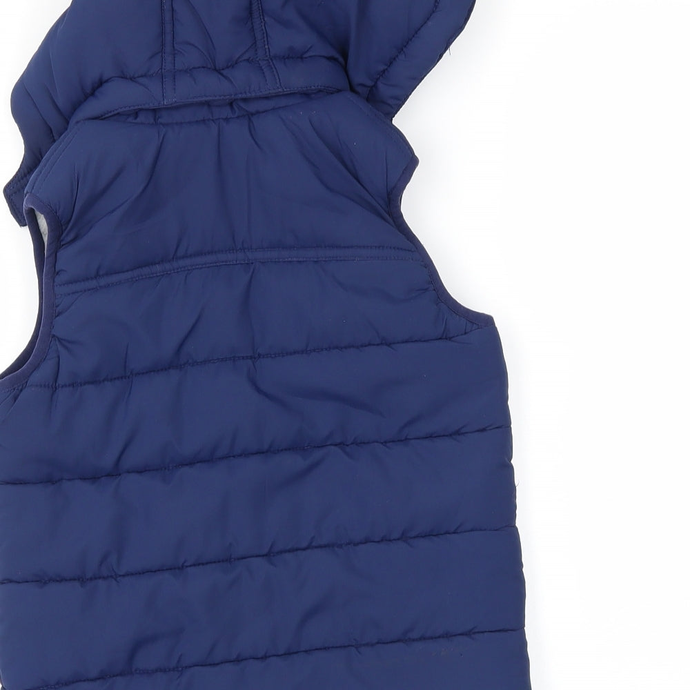 miniclub Boys Blue   Gilet Coat Size 4-5 Years