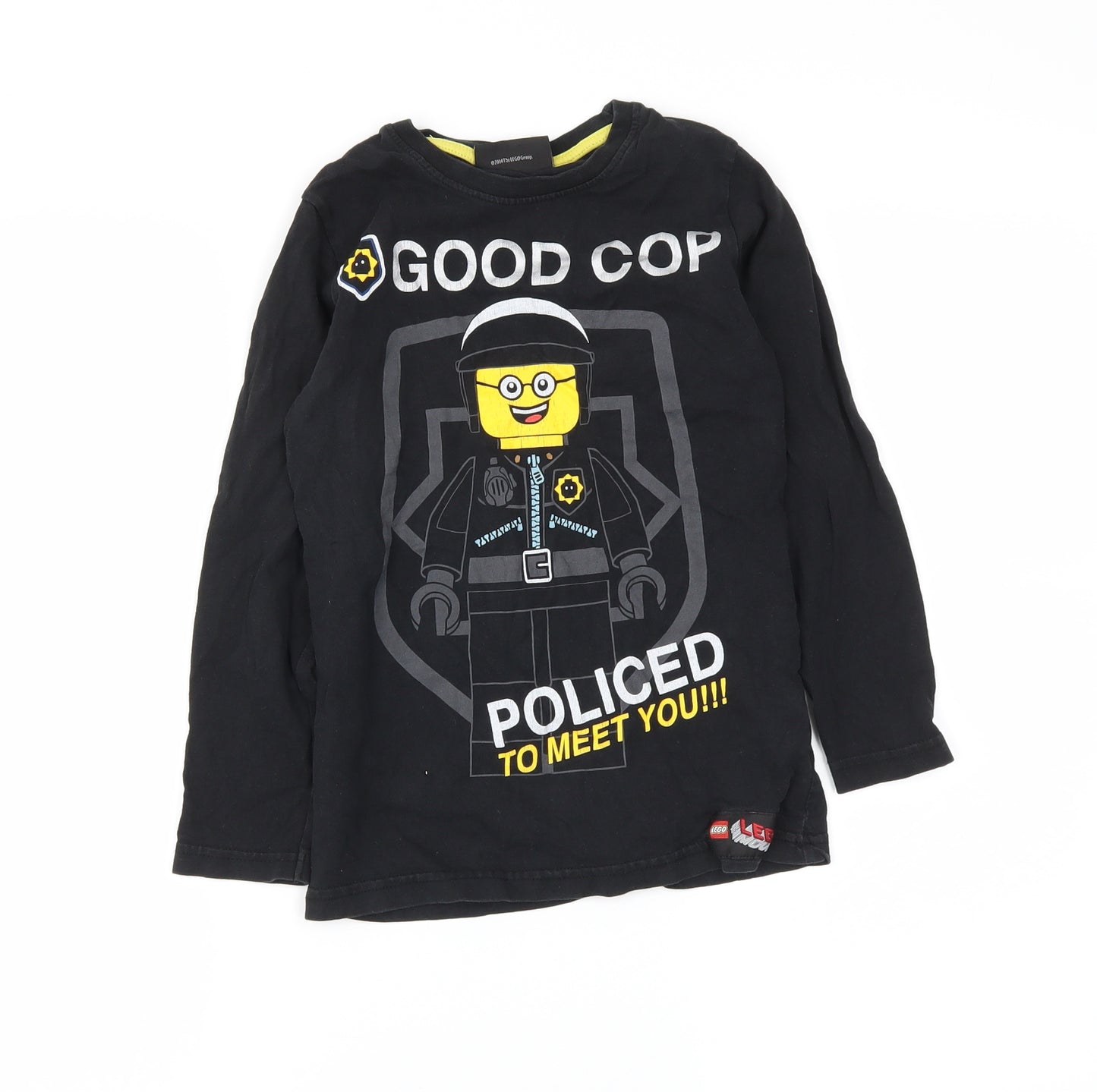 Duck & Dodge Girls Black   Basic T-Shirt Size 7-8 Years