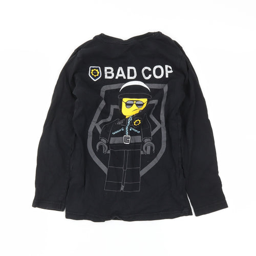Duck & Dodge Girls Black   Basic T-Shirt Size 7-8 Years