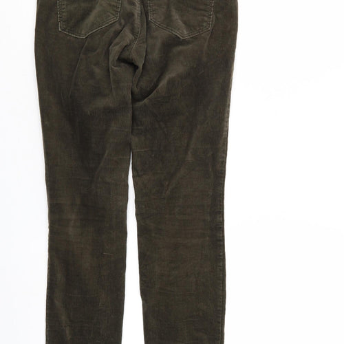 Ann Taylor Womens Green  Corduroy Trousers  Size 26 in L27 in