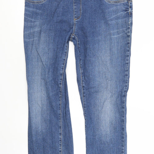 mamas & papas Womens Blue  Denim Straight Jeans Size 4 L29 in - Maternity