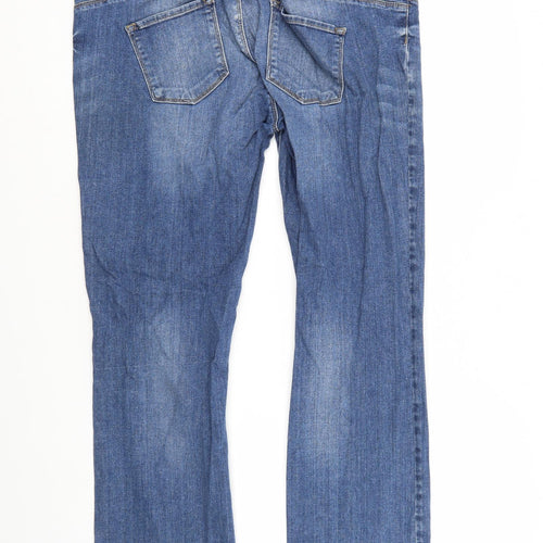 mamas & papas Womens Blue  Denim Straight Jeans Size 4 L29 in - Maternity