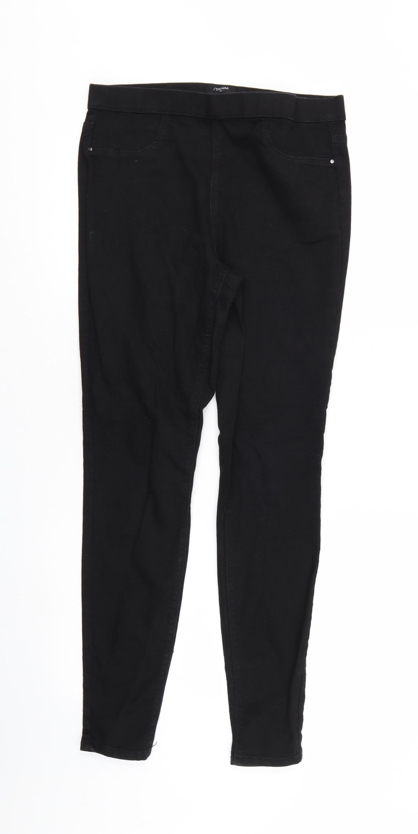 /Denim Womens Black  Denim Jegging Jeans Size 10 L31 in