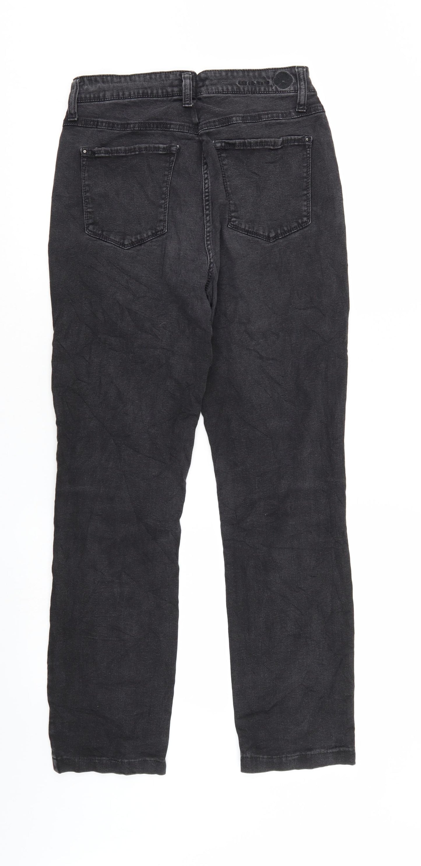 Preworn Womens Black  Denim Skinny Jeans Size 28 in L28 in