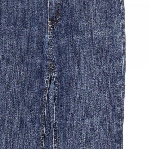 Preworn Womens Blue  Denim Straight Jeans Size 31 in L27 in