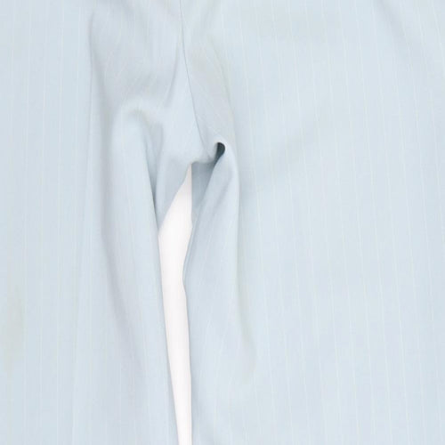 Essential Style Womens Blue Striped  Trousers  Size 14 L27 in