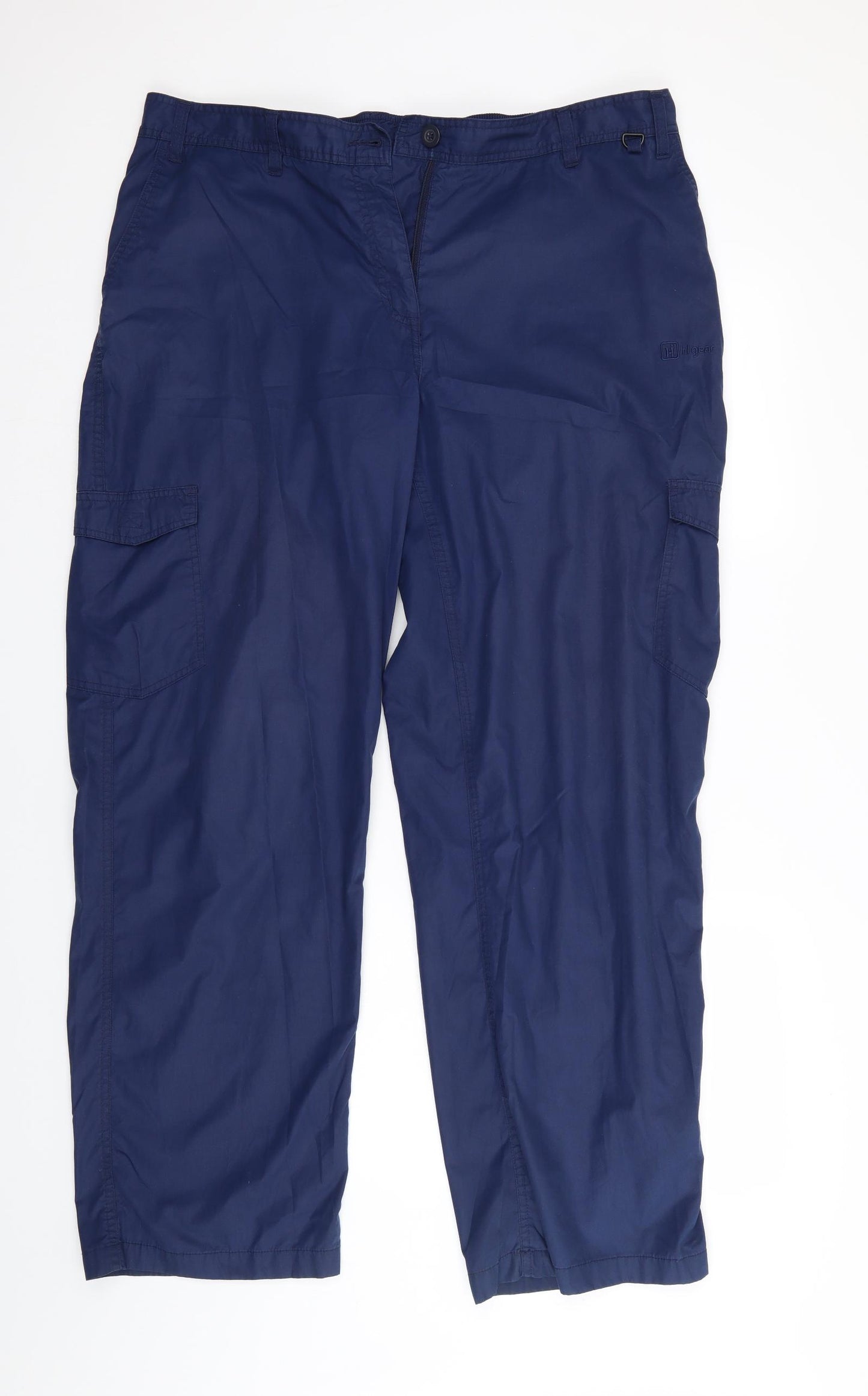 Higear Womens Blue   Cargo Trousers Size 20 L30 in