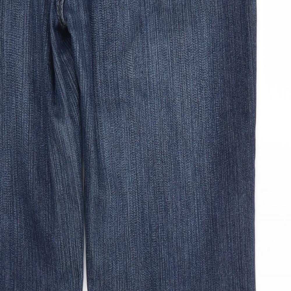 George Womens Blue  Denim Bootcut Jeans Size 12 L30 in