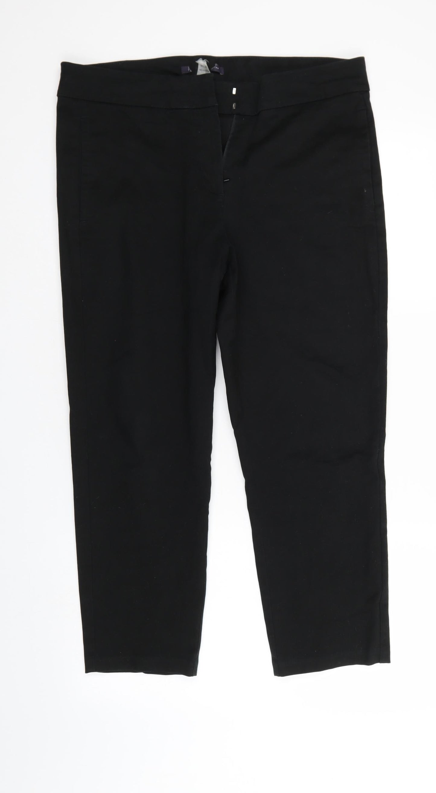 Preworn Womens Black  Denim Jegging Jeans Size 14 L27 in
