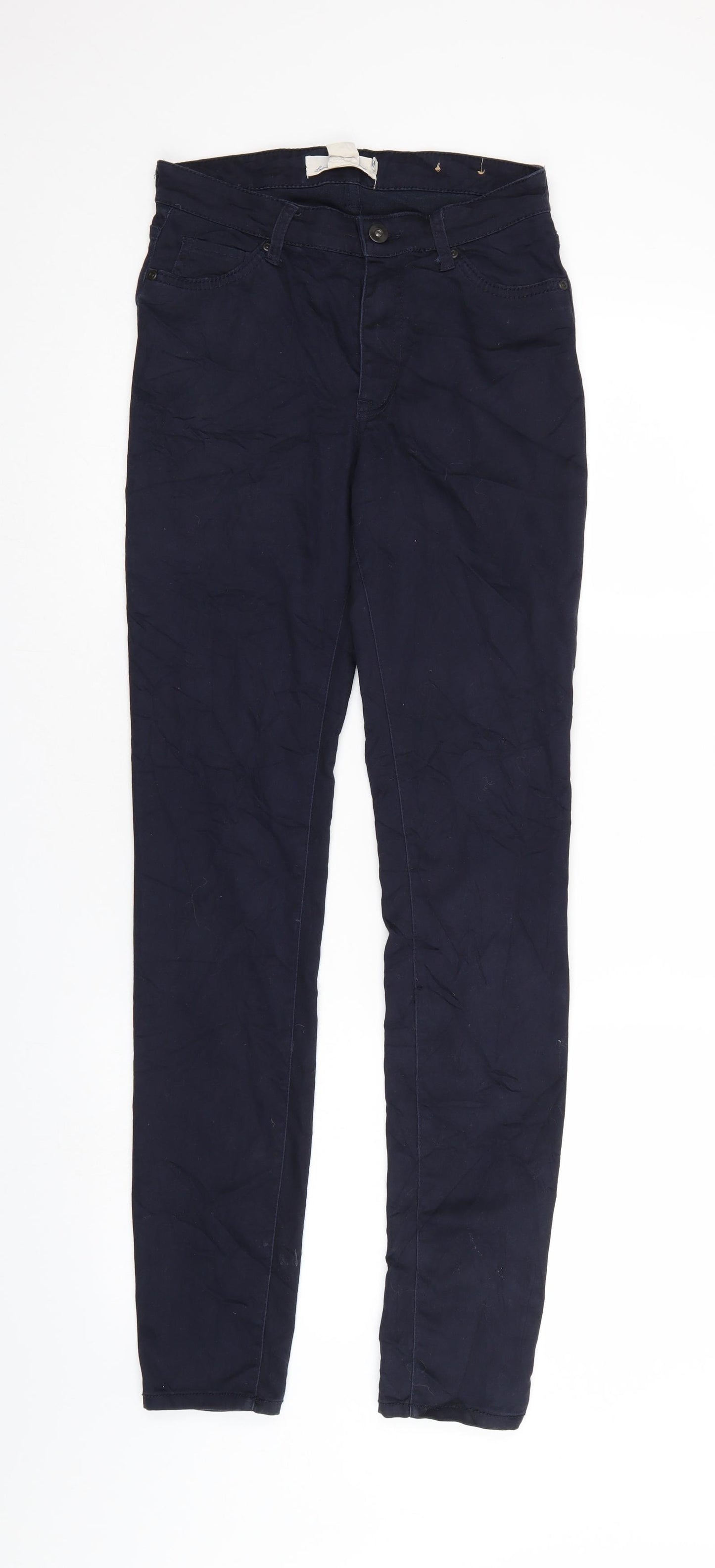 LOGG Womens Blue  Denim Straight Jeans Size 10 L31 in