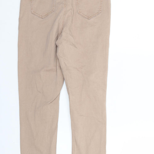Vice Womens Brown  Denim Tapered Jeans Size 10 L30 in - Elastic Waist