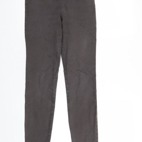 H&M Womens Grey  Denim Jegging Jeans Size 6 L28 in
