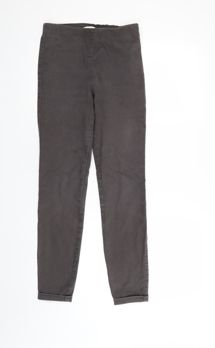 H&M Womens Grey  Denim Jegging Jeans Size 6 L28 in