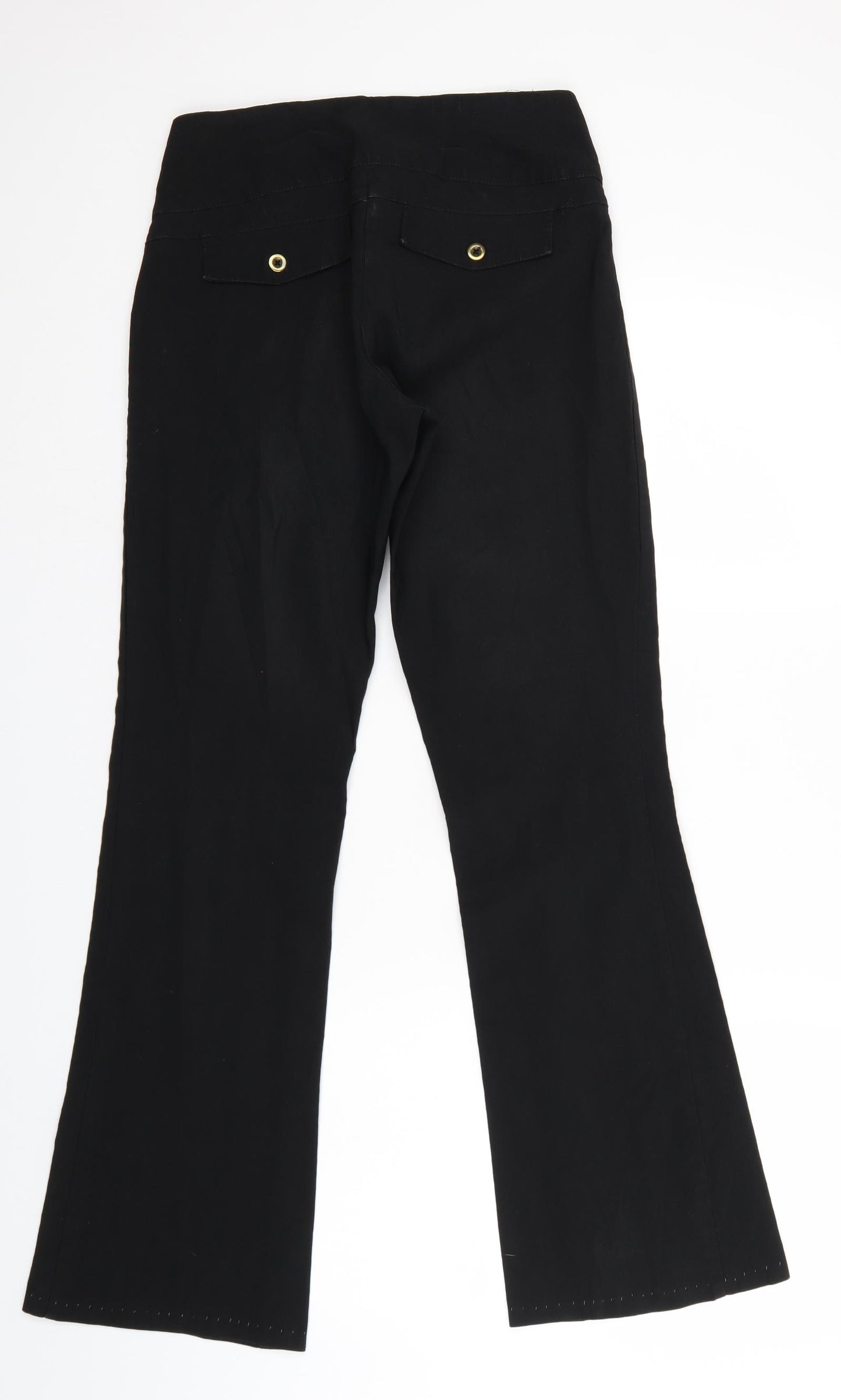 OKAY Womens Black   Trousers  Size 10 L29 in