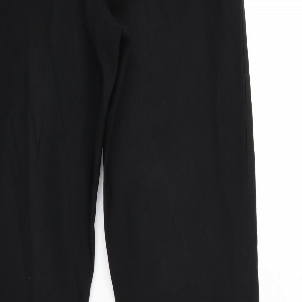 OKAY Womens Black   Trousers  Size 10 L29 in