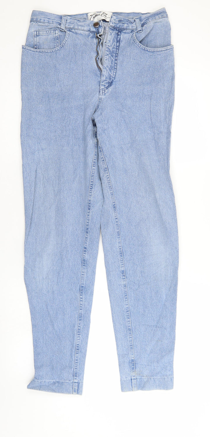 Cotton Line Womens Blue  Denim Tapered Jeans Size 31 in L30 in