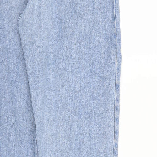 Cotton Line Womens Blue  Denim Tapered Jeans Size 31 in L30 in