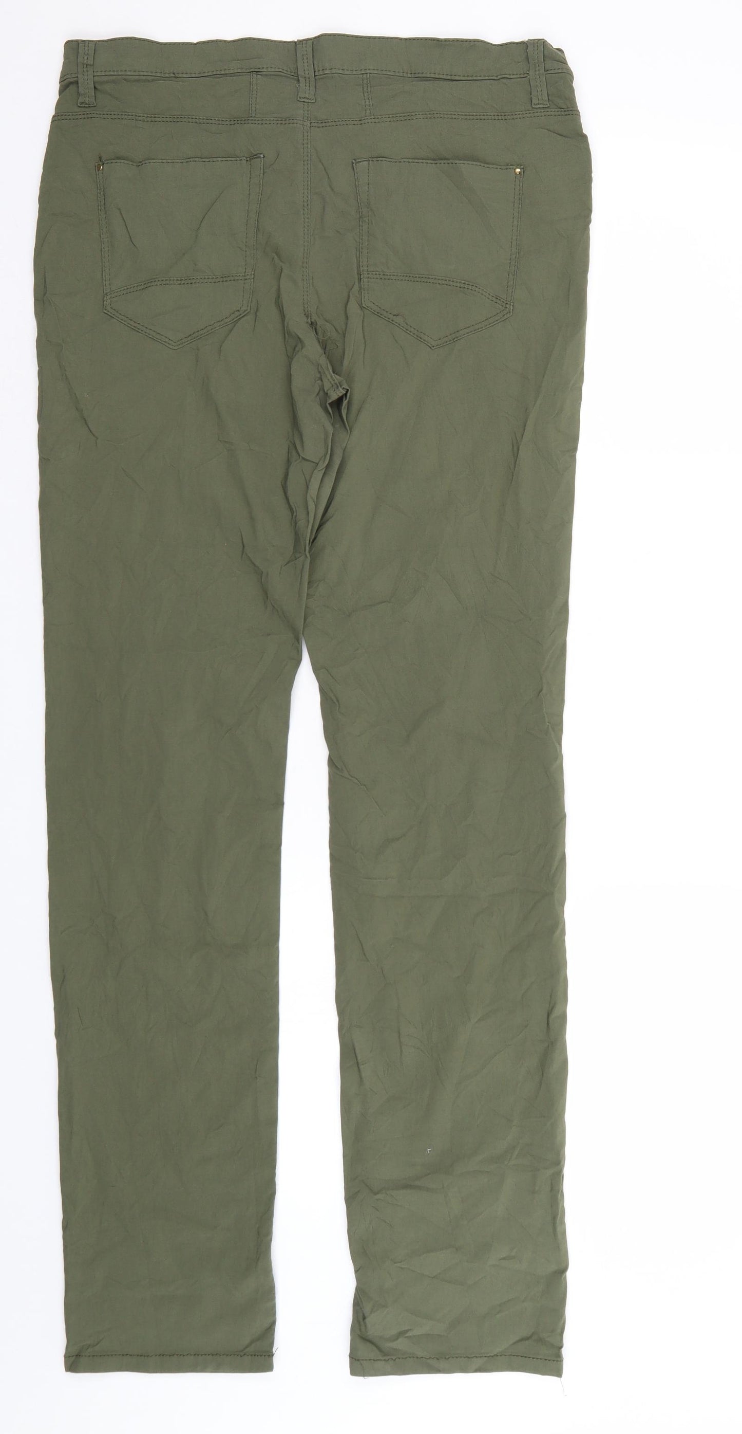Yessica Womens Green   Skinny Jeans Size 14 L31 in