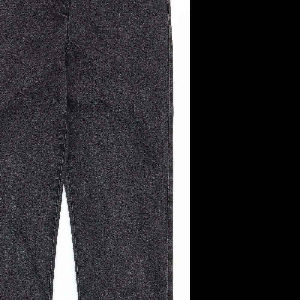 bonmarche Womens Black   Bootcut Jeans Size 24 L23 in