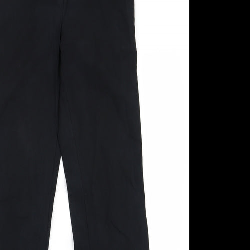 George Girls Black   Cropped Trousers Size 13 Years
