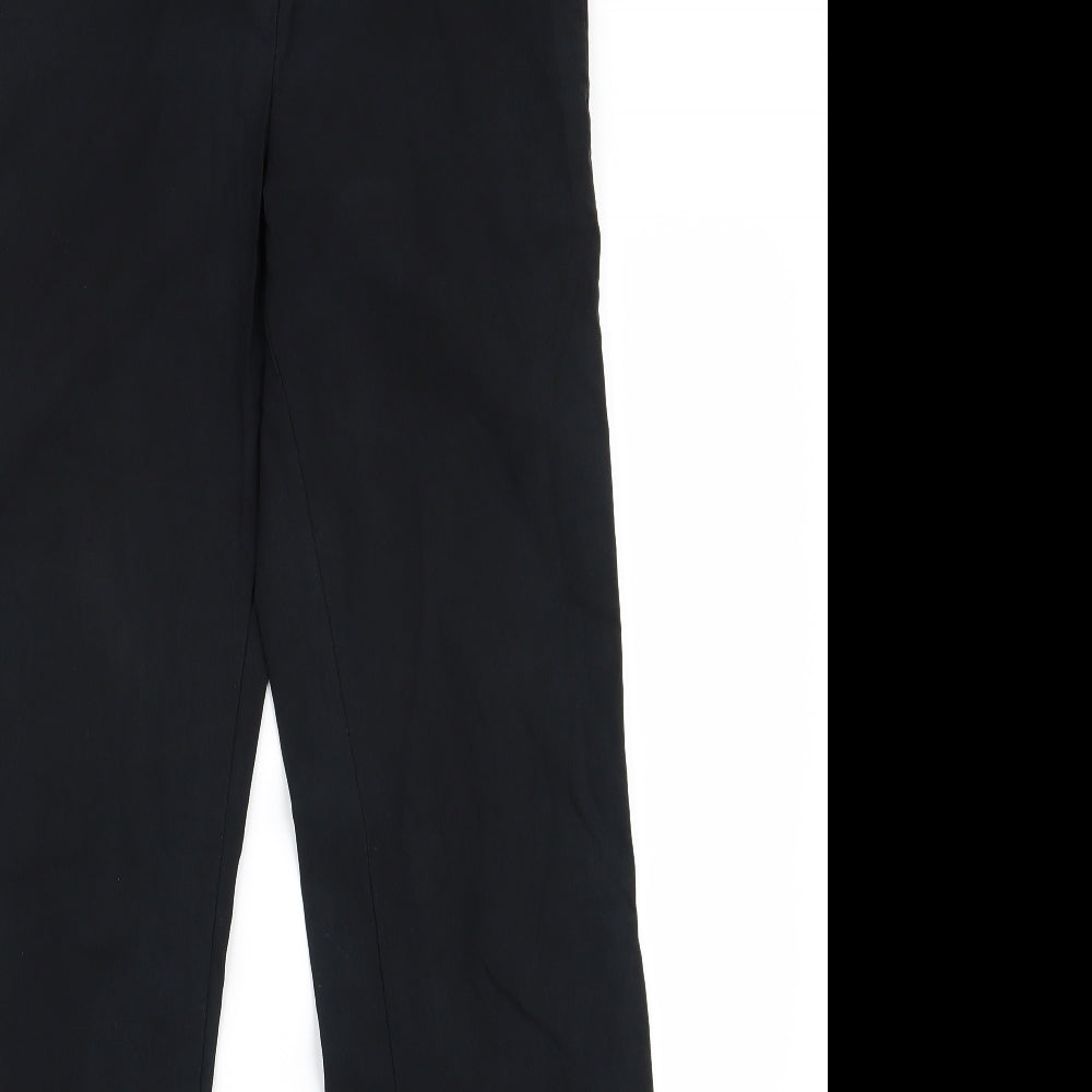 George Girls Black   Cropped Trousers Size 13 Years