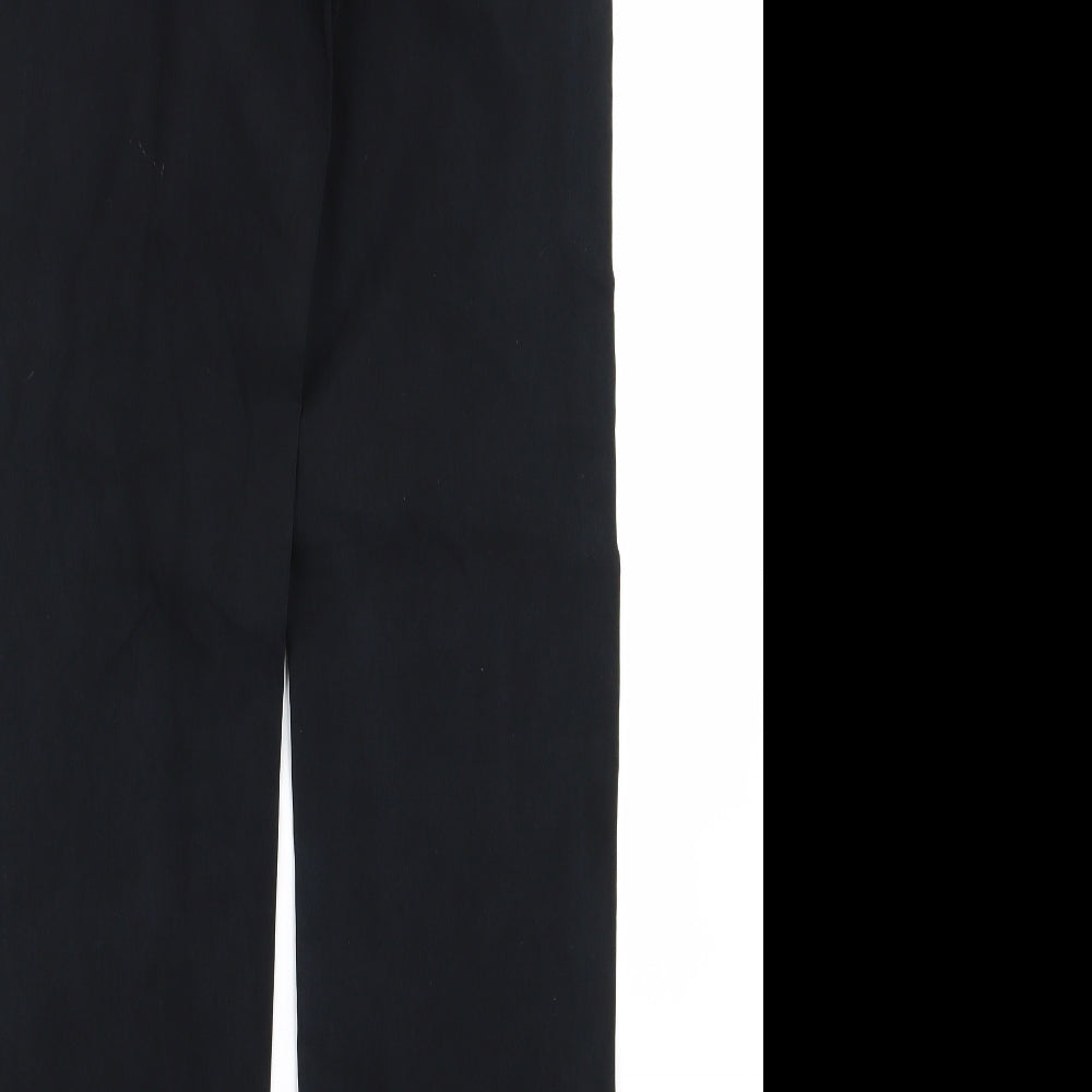 George Girls Black   Cropped Trousers Size 13 Years