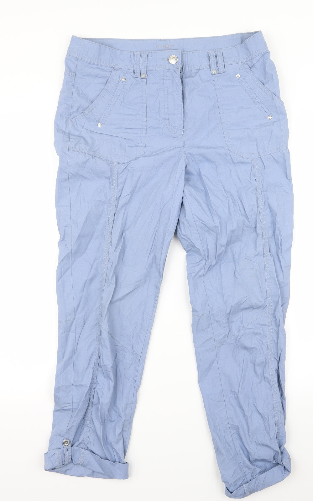 Preworn Womens Blue   Cargo Trousers Size 32 L25 in
