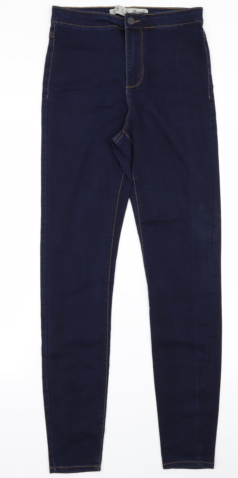 Primark Womens Blue   Skinny Jeans Size 10 L26 in
