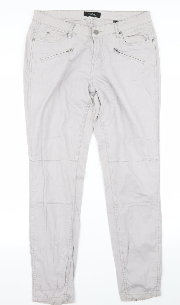 woman Womens Grey   Skinny Jeans Size 30 L25 in