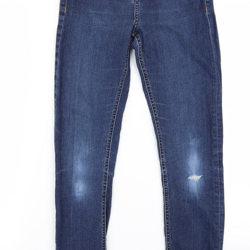 Preworn Womens Blue   Snow Pants Trousers Size 28 L32 in