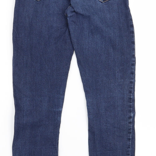Preworn Womens Blue   Snow Pants Trousers Size 28 L32 in