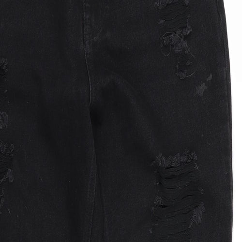misguided Womens Black   Skinny Jeans Size 8 L26 in