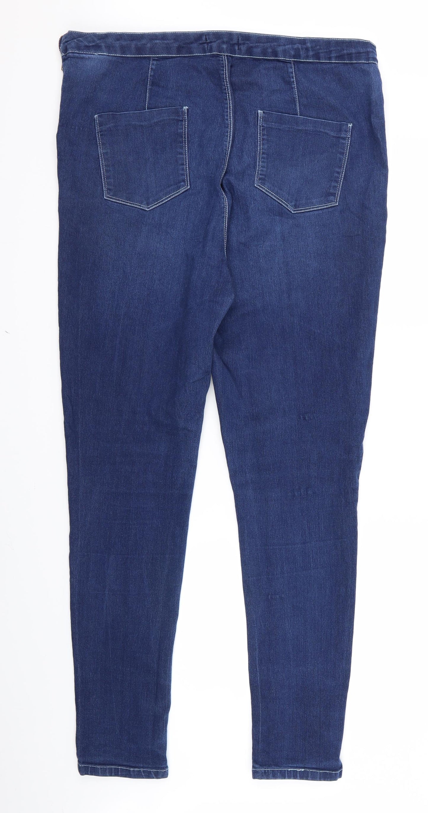 lyla Womens Blue   Jegging Jeans Size 20 L28 in
