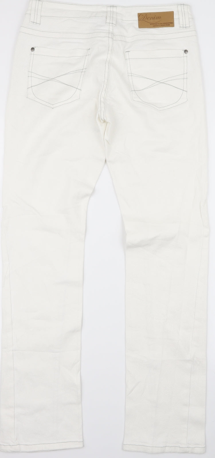 ESMARA Womens White   Jegging Trousers Size 8 L30 in
