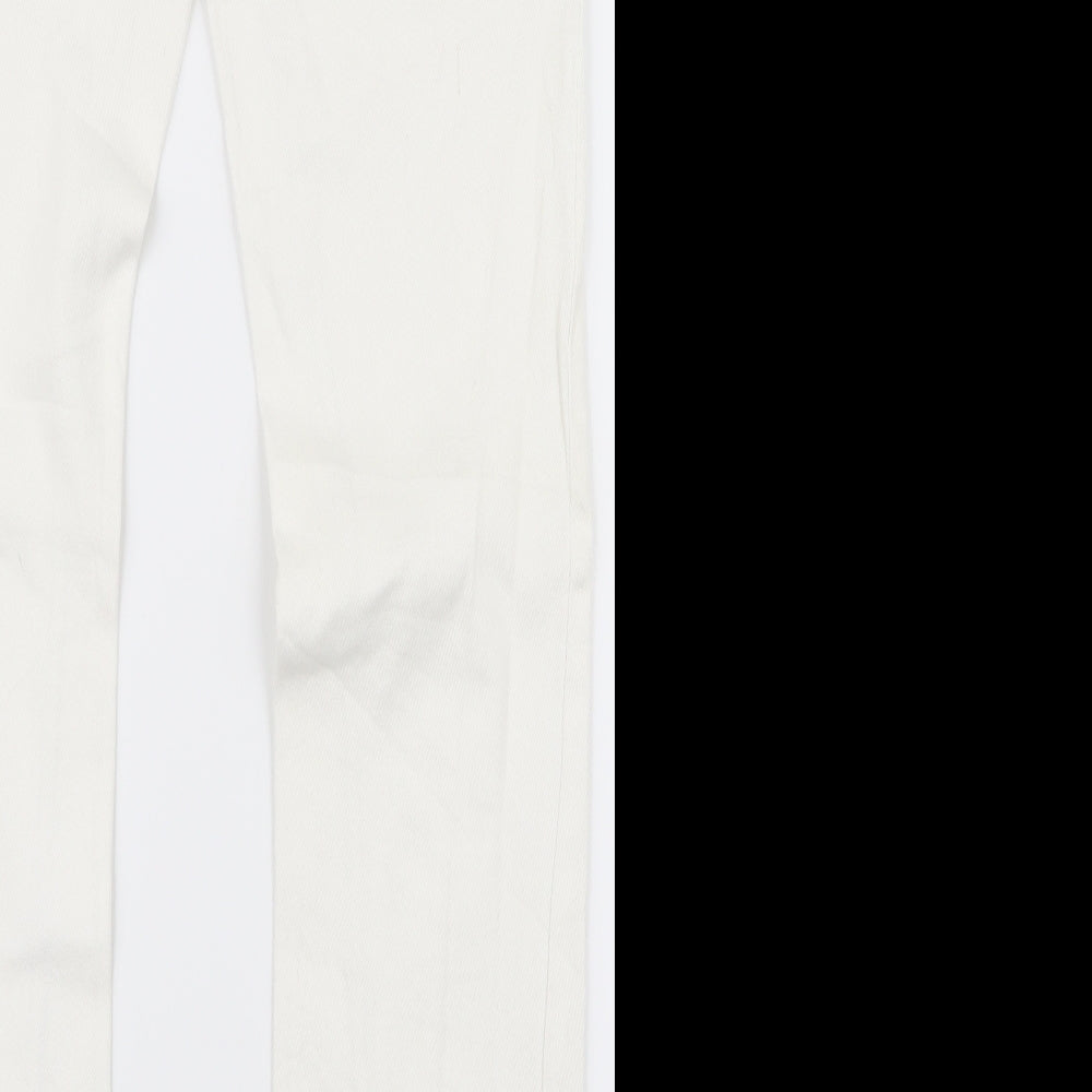 ESMARA Womens White   Jegging Trousers Size 8 L30 in