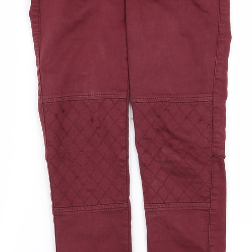Topshop Womens Red   Trousers  Size 8 L28 in