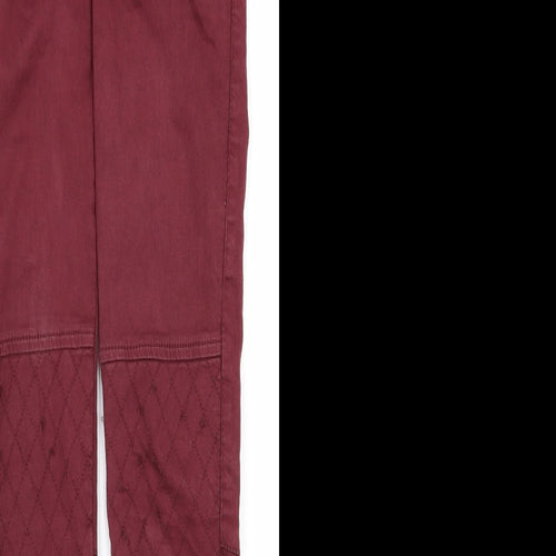 Topshop Womens Red   Trousers  Size 8 L28 in