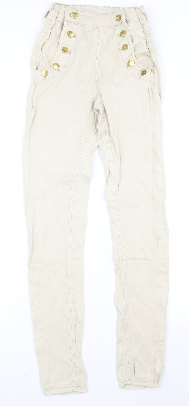 77th Womens Beige   Skinny Jeans Size 36 L26 in