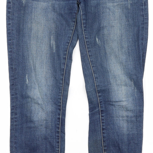 unisono Womens Blue   Mom Jeans Size M L28 in