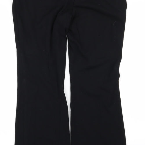 m&s Womens Black   Trousers  Size 10 L25 in