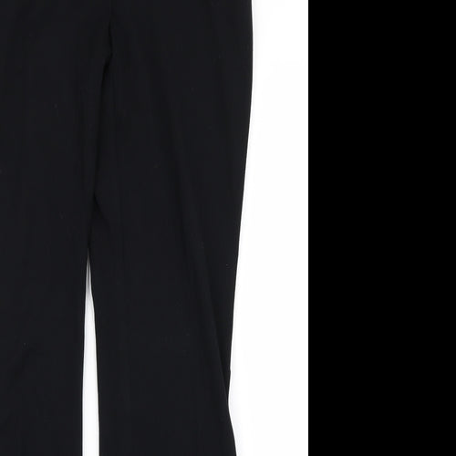 m&s Womens Black   Trousers  Size 10 L25 in