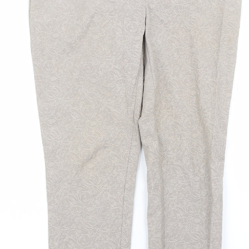 NEXT Womens Beige   Trousers  Size 10 L26 in
