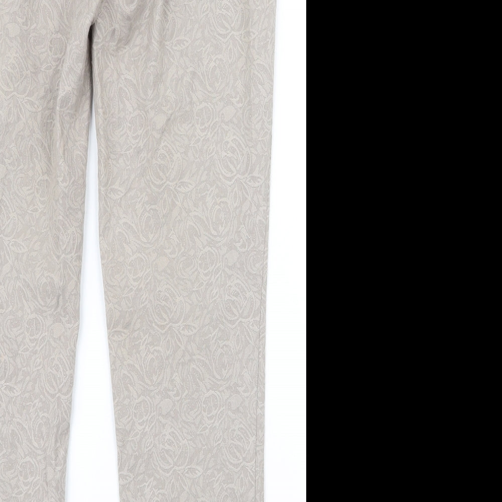 NEXT Womens Beige   Trousers  Size 10 L26 in