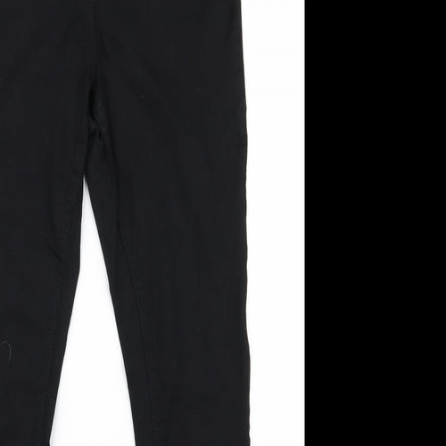 Preworn Womens Black   Trousers  Size 12 L26 in