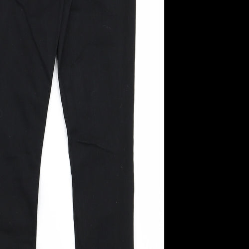 Preworn Womens Black   Trousers  Size 12 L26 in