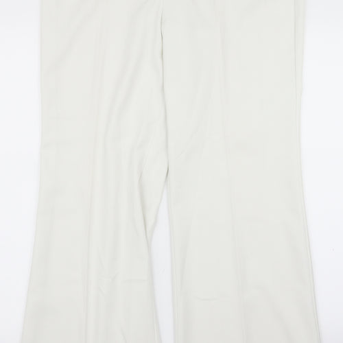 elam Womens White   Trousers  Size 14 L30 in