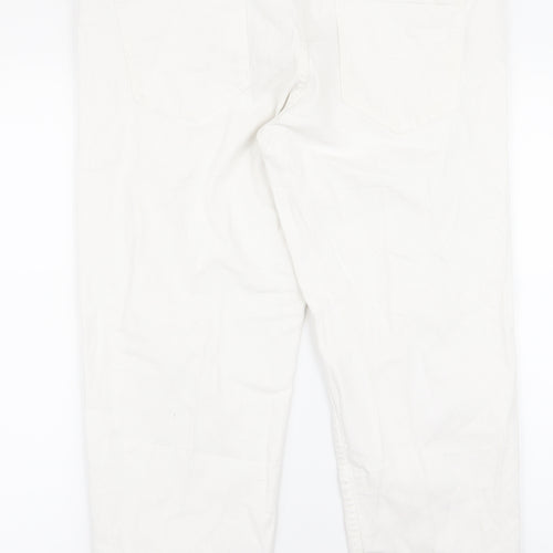 up 2 fashion Womens White   Bootcut Jeans Size 34 L25 in