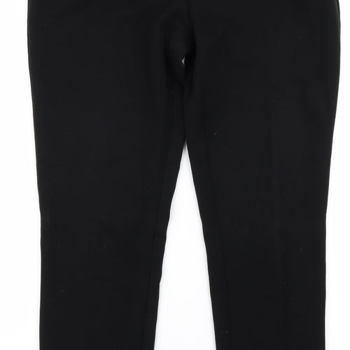 Preworn Womens Black   Trousers  Size 32 L28 in