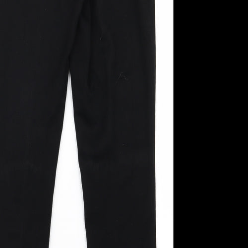 Preworn Womens Black   Trousers  Size 32 L28 in