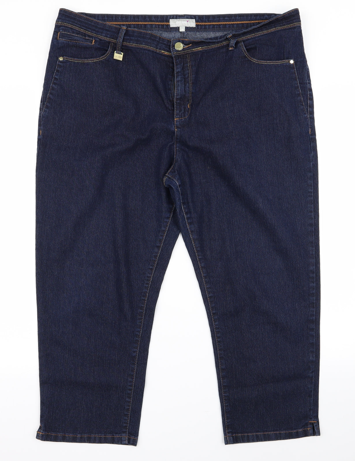 peruna Womens Blue   Wide-Leg Jeans Size 20 L20 in - v